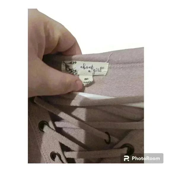 Womens cross front long sleeve tee! - Picture 3 of 4